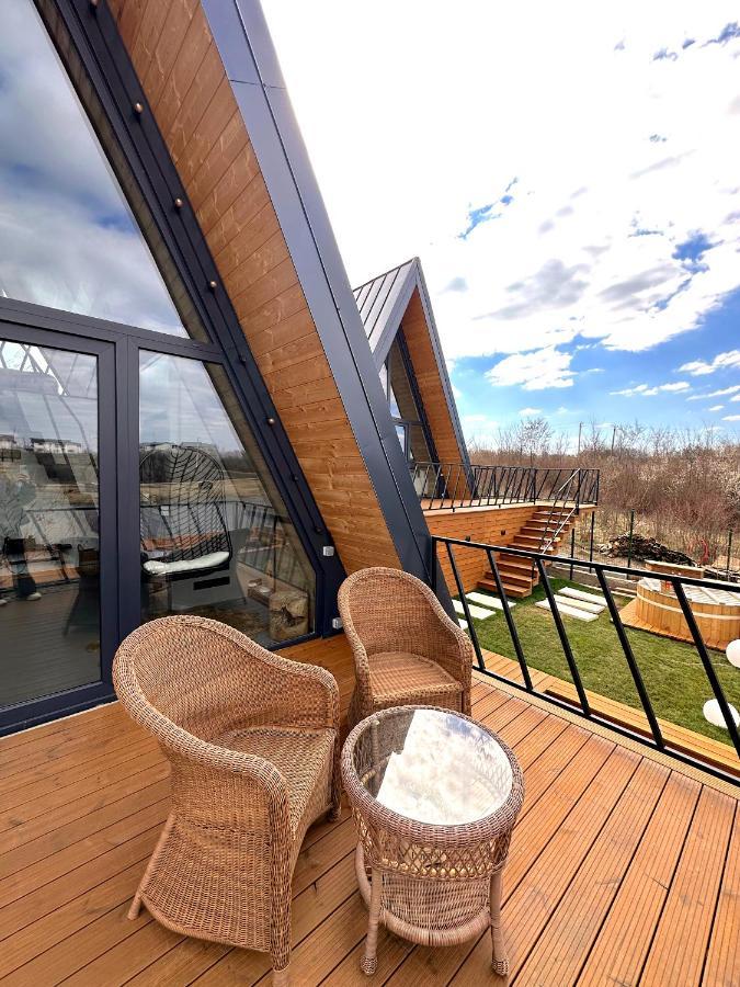 A-By The Lake - Private A Frame Villas Caciulati Eksteriør billede
