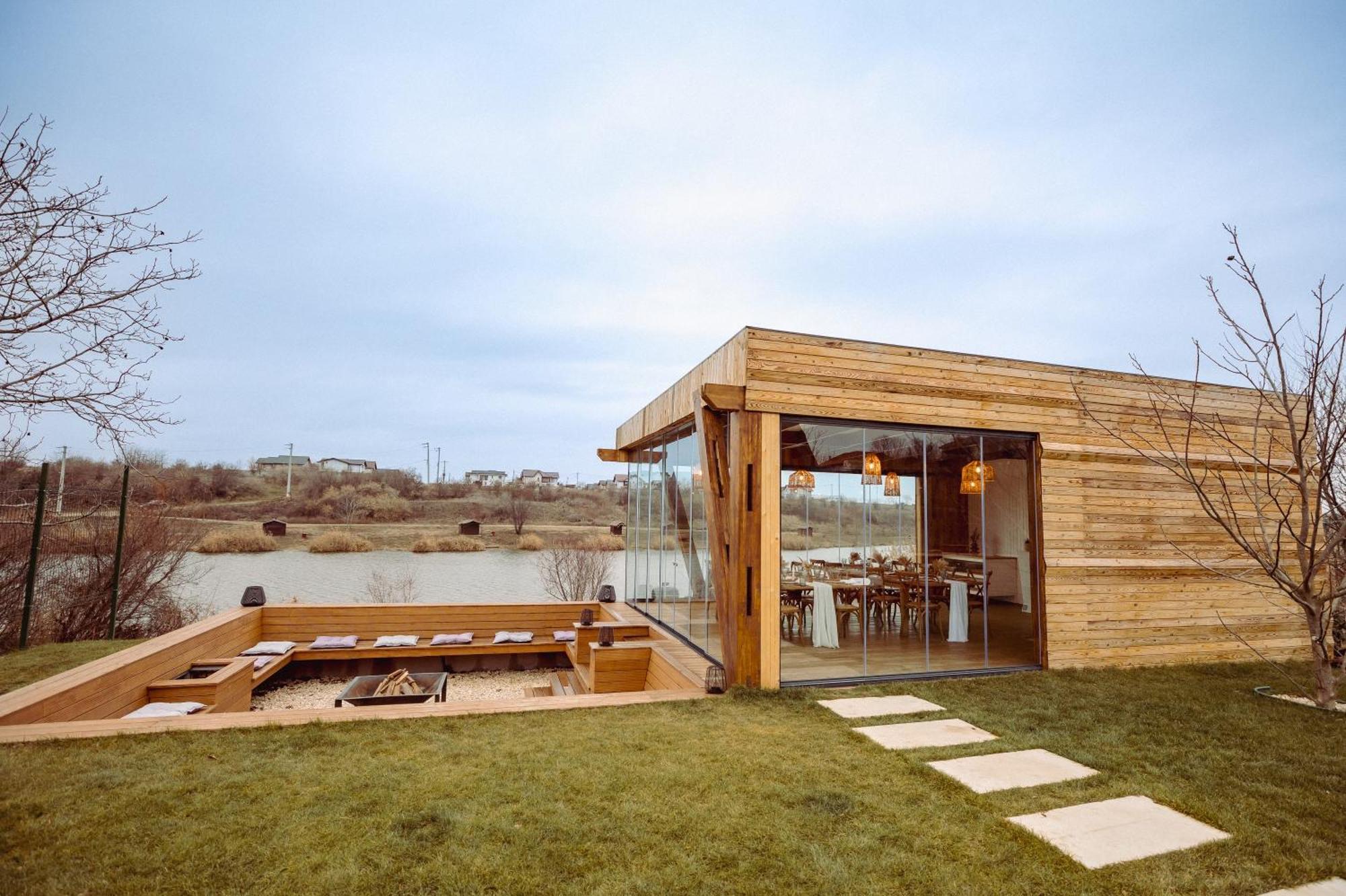 A-By The Lake - Private A Frame Villas Caciulati Eksteriør billede